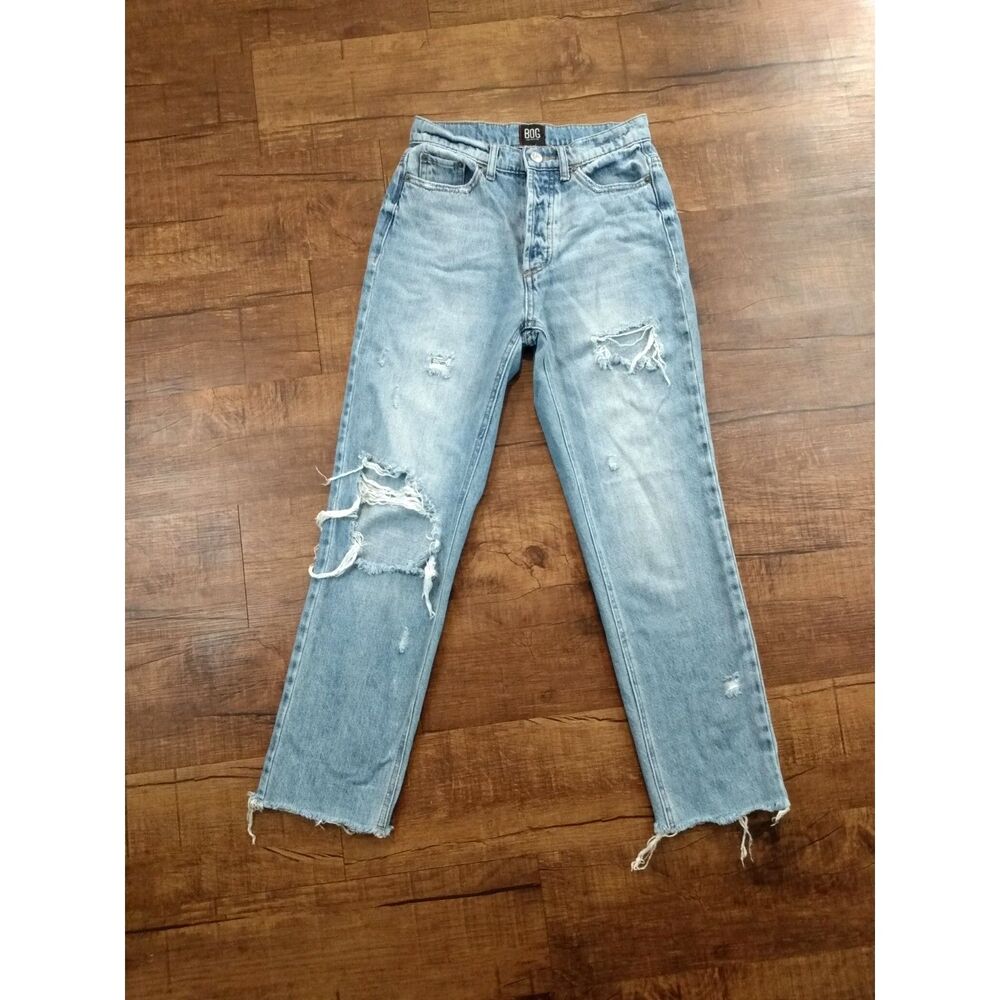 BDG Urban Outfitters Size 24 Distressed Denim Jeans Slim Straight